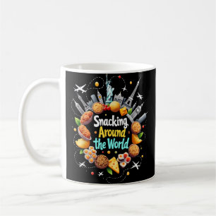 Snacks aus aller Welt Fast Food Reise Reisender Kaffeetasse