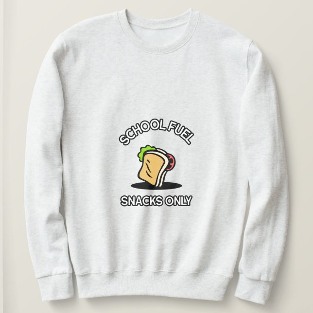 Snacks für Schulkinder nur für Schulessen, Break-S Sweatshirt (Design vorne)