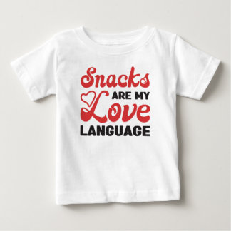 Snacks sind meine Liebe, Snacks Liebhaber Baby T-shirt