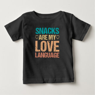 Snacks sind meine Liebe, Snacks Liebhaber Baby T-shirt
