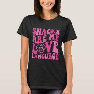 Snacks sind meine Liebessprache Kleinkind Lustiger T-Shirt