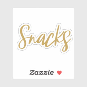 Snacks Storage Sticker