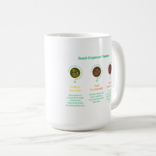 Snackspender & Bauchmassageexperte Lustiger Hundeb Kaffeetasse