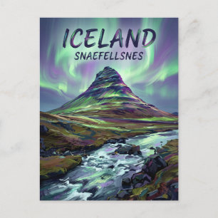 Snæfellsnes Island Postkarte