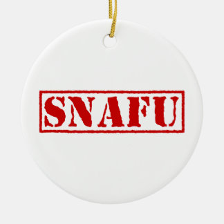 SNAFU KERAMIK ORNAMENT
