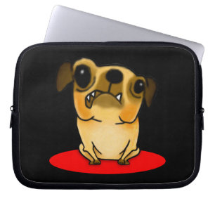Snaggle Zahn-Mops Laptopschutzhülle