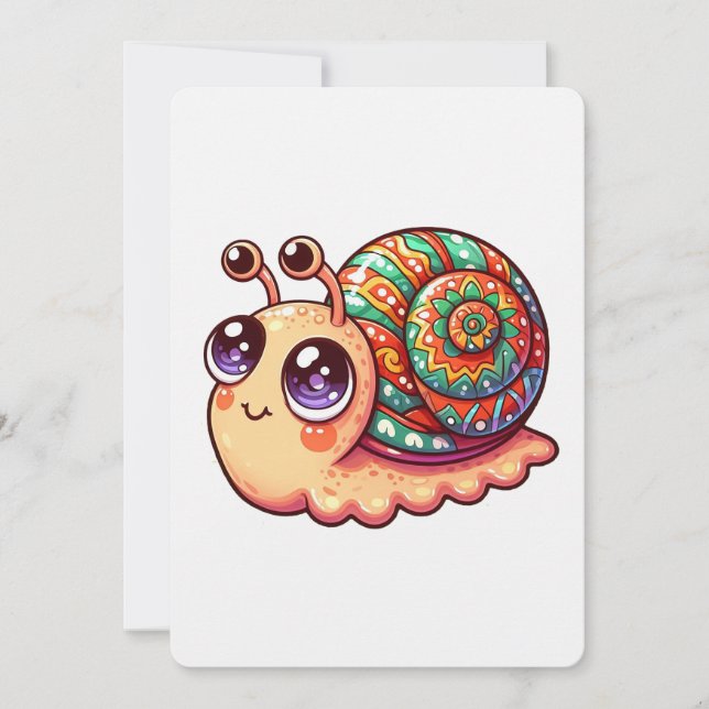 Snail Art Card (Vorderseite)