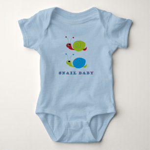 Snail Baby Strampler
