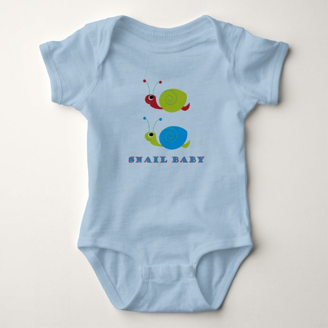 Snail Baby Strampler (Vorderseite)