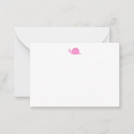 Snail Card | Persönliche Stationierung Mitteilungskarte