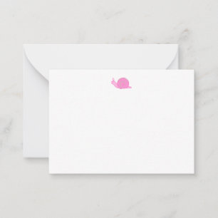 Snail Card   Persönliche Stationierung Mitteilungskarte