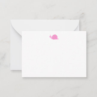 Snail Card | Persönliche Stationierung Mitteilungskarte
