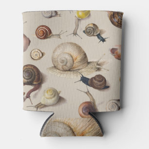 Snail Garden Haustier Gastropod Seven Lug Botanisc Dosenkühler