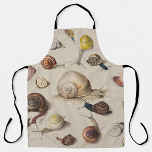 Snail Garden Haustier Gastropod Seven Lug Botanisc Schürze
