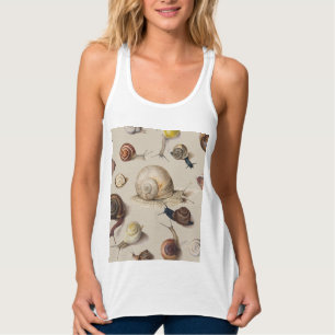 Snail Garden Haustier Gastropod Seven Lug Botanisc Tank Top