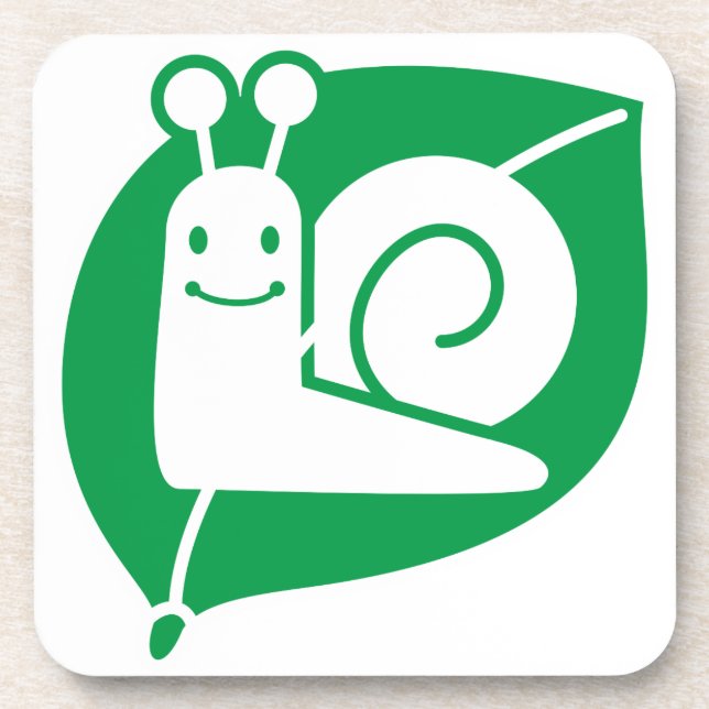 Snail Getränkeuntersetzer (Vorderseite)