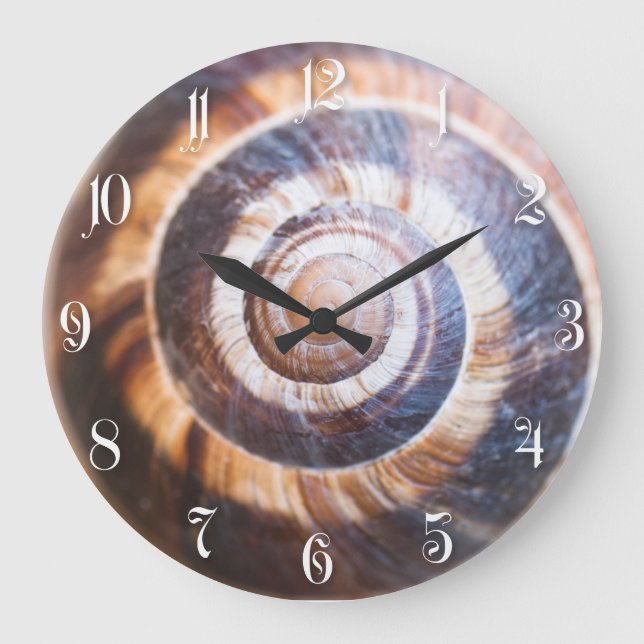 Snail Große Wanduhr (Vorderseite)