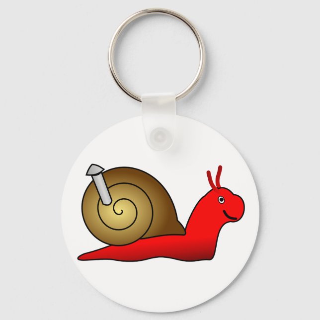 Snail Keychain Schlüsselanhänger (Vorderseite)