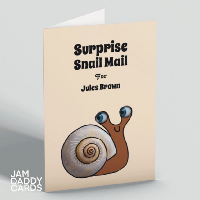 Snail Mail individuell anpassbar Geburtstag Karte (Von Creator hochgeladen)