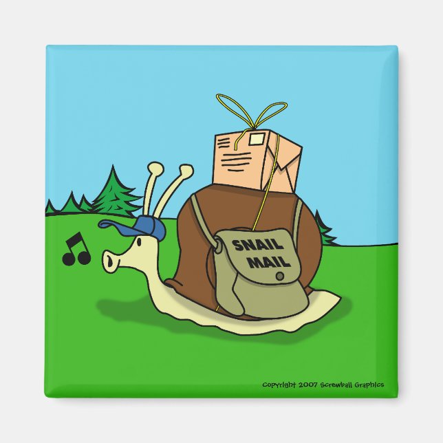 Snail Mail Magnet (Vorne)