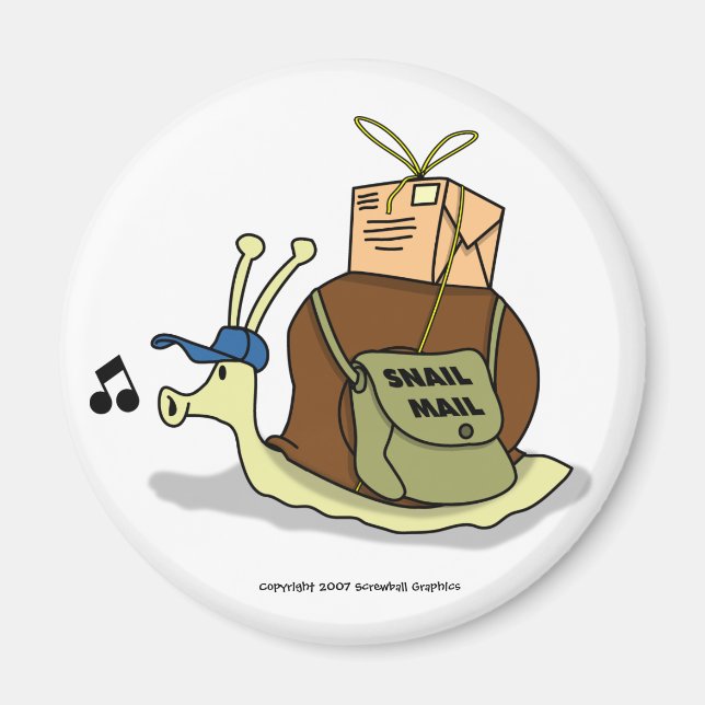 Snail Mail Magnet (Vorne)