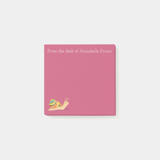 Snail mail personifizieren post-it klebezettel (Vorderseite)