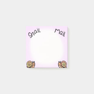 Snail mail post-it klebezettel