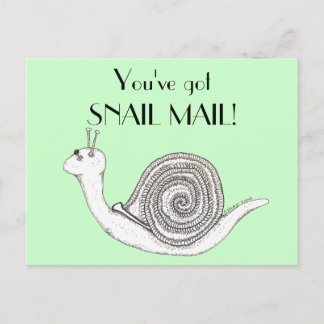 Snail mail postkarte