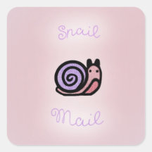 Snail mail stickers 