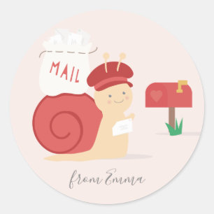 Snail Mail Valentine Aufkleber