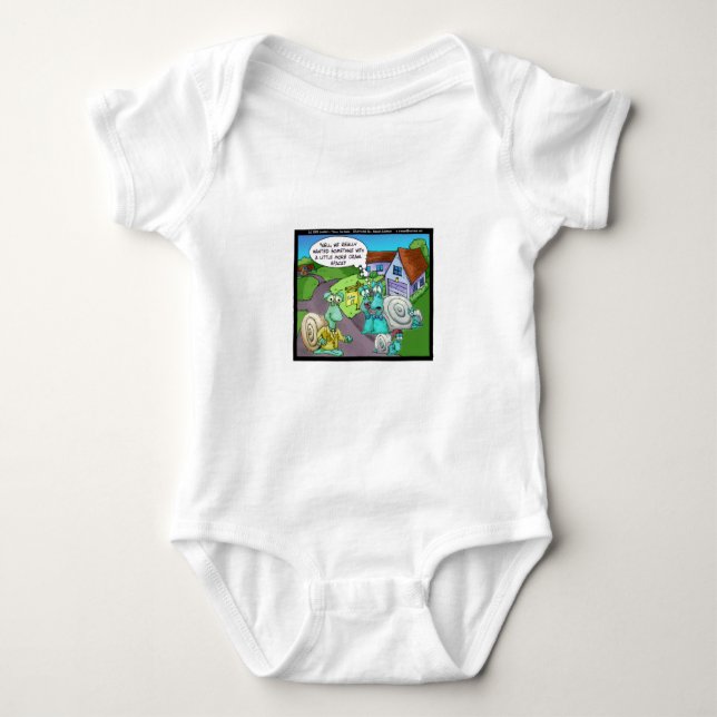 Snail Real Anwesen Sales Funny Gifts & Sammlerstüc Baby Strampler (Vorderseite)