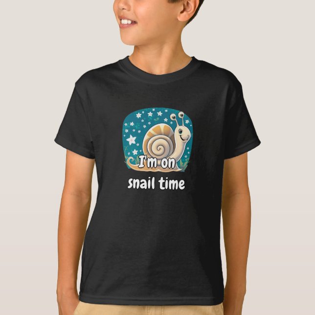Snail Shirt Fun Cool Einzigartig Das beste Design  (Vorderseite)