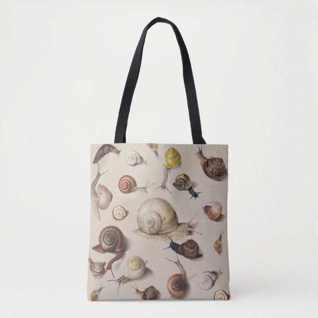 Snail Slug Garden Pet Gastropod Botanical Snails Tasche (Vorderseite)