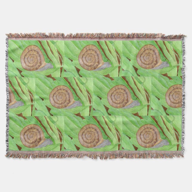 Snail Watercolor Decke (Vorderseite)