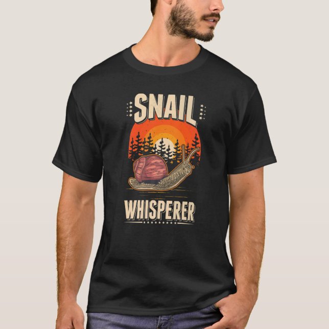 Snail Whisperer T-Shirt (Vorderseite)