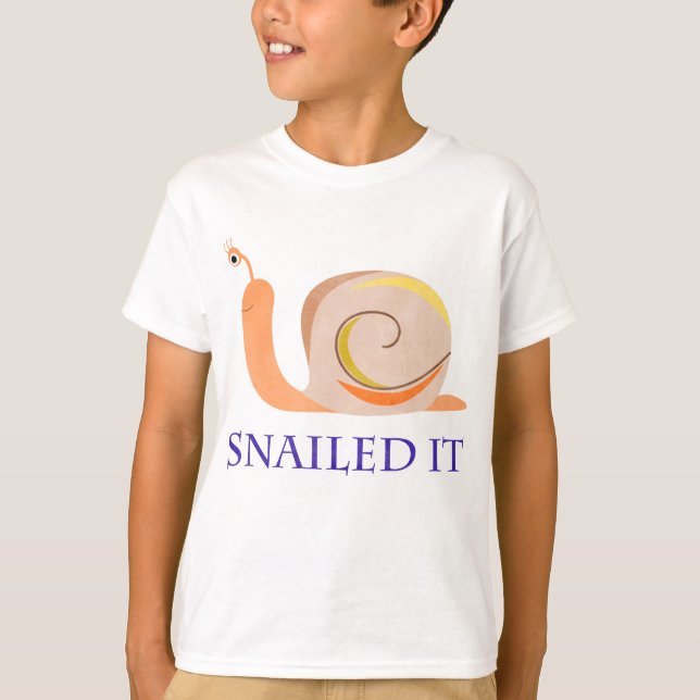 Snailed es T-Shirt (Vorderseite)