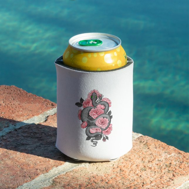 Snake and peach roses dosenkühler (In Situ Pool)