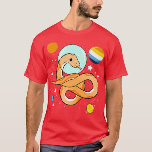Snake Astronaut Aroace Pride T-Shirt
