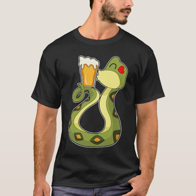 Snake Beer T-Shirt (Vorderseite)
