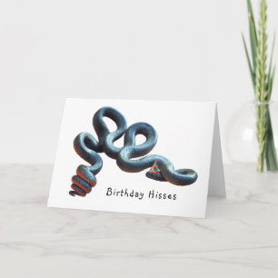 Snake Birthday Card Karte
