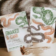 Snake Birthday Invitations