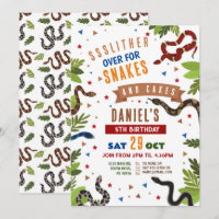Snake Birthday Party Reptiles Jungle Slither