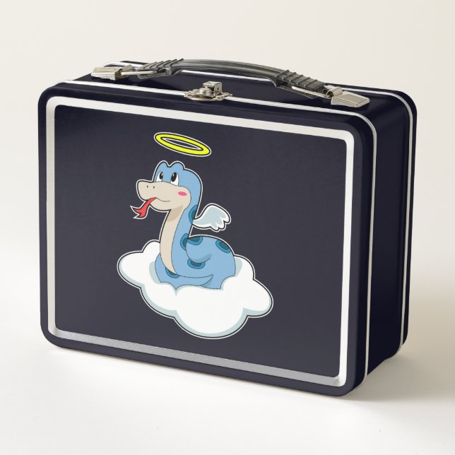 Snake Cloud Angel Metall Brotdose (Vorderseite)