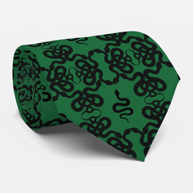 Snake Damask Krawatte (Gerollt)
