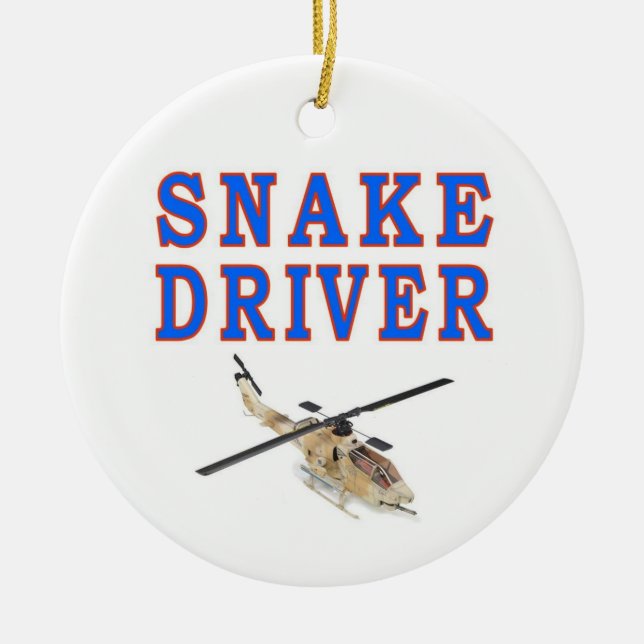 SNAKE DRIVER KERAMIK ORNAMENT (Vorne)