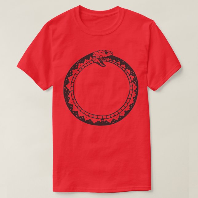 Snake eating its own tail  (2)  T-Shirt (Design vorne)