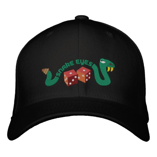 Snake Eyes Bestickte Baseballkappe (Vorderseite)
