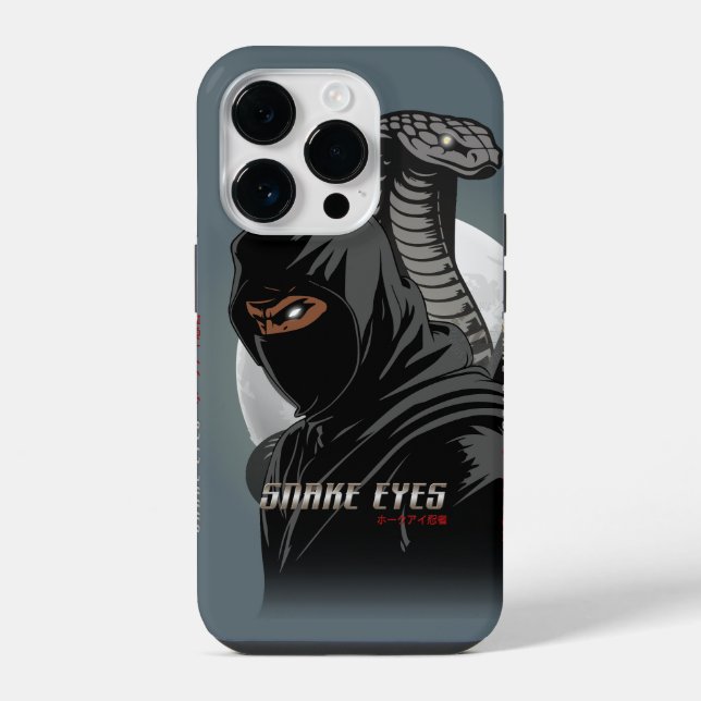 Snake Eyes Ninja | iPhone 14 Pro Hülle (Rückseite)