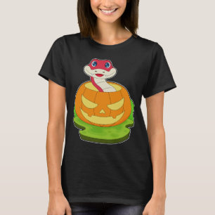 Snake Halloween Pumpkin T-Shirt