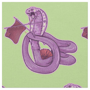 Snake Knitting Stoff